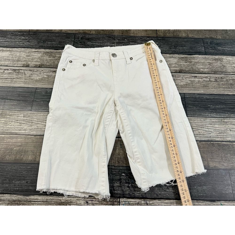 True Religion Jean‎ Shorts Size 16 White For Teens